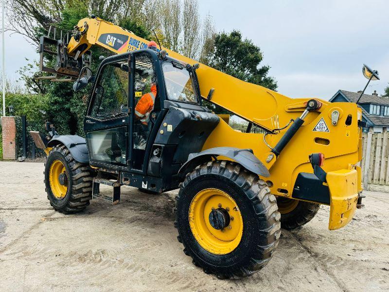 CATERPILLAR TH414 4WD TELEHANDLER *IN LOLA TEST, 4963 HOURS* C/W PALLET TINES 