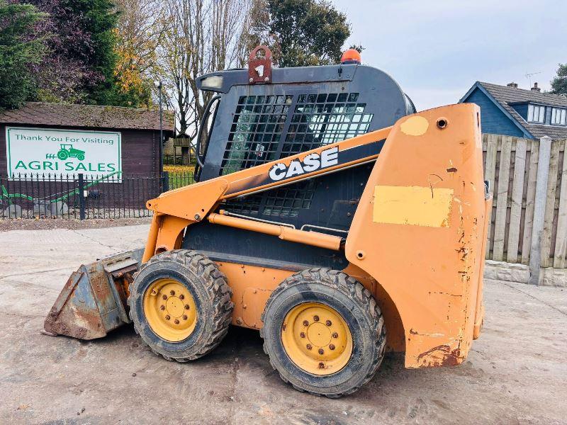 CASE 410 SKIDSTEER *912 HOURS, 1 OWNER FROM NEW* C/W SWEEPER, PLOW, BUCKET *VIDEO*