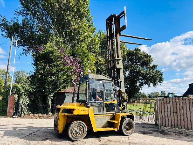 CATERPILLAR DP70 DIESEL FORKLIFT C/W PALLET TINES *VIDEO*