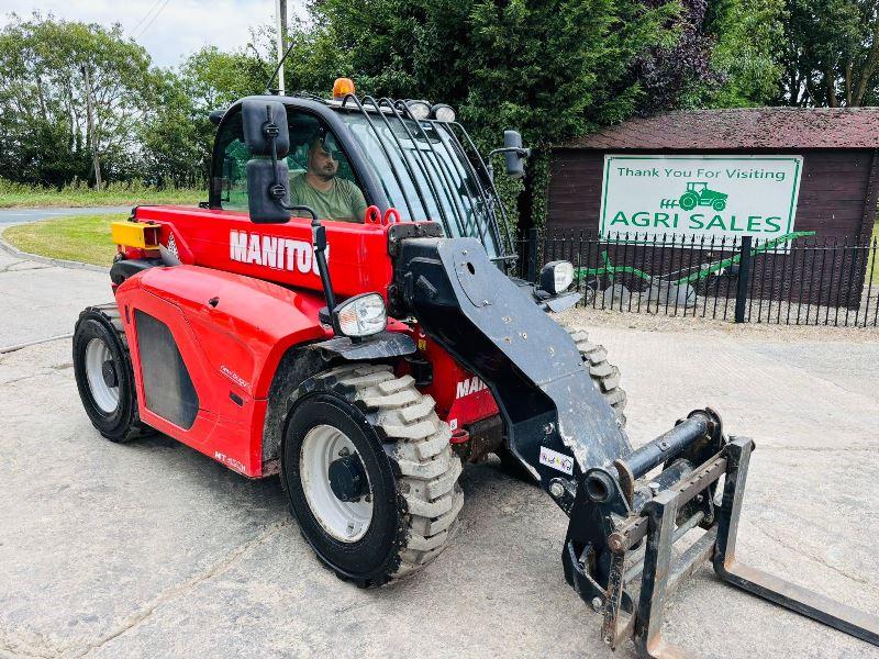 MANITOU MT420 4WD TELEHANDLER *YEAR 2018, 1899 HOURS* C/W PALLET TINES *VIDEO*