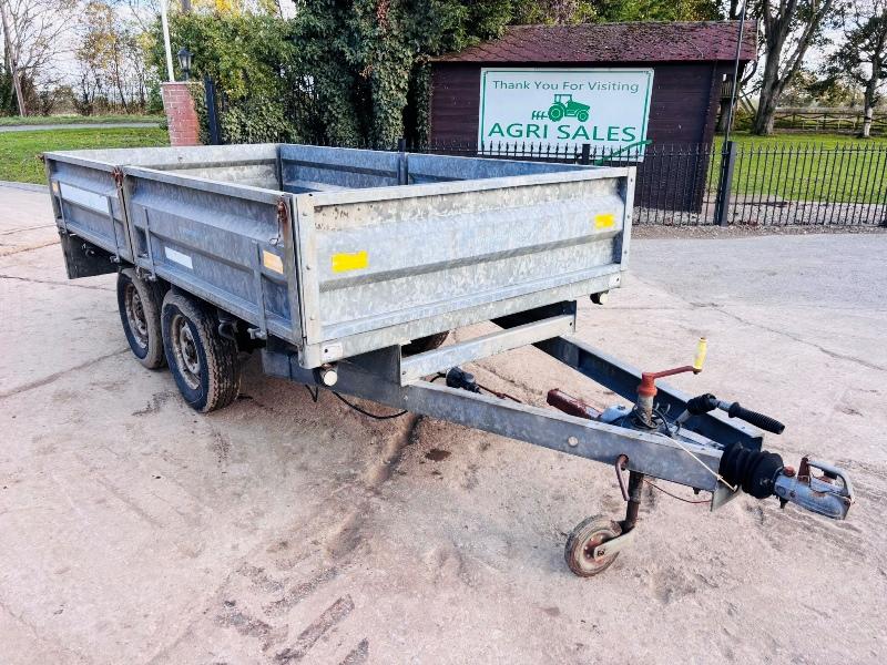 INDESPENSION CHALLENGER TWIN AXLE DROP SIDE TRAILER *VIDEO*