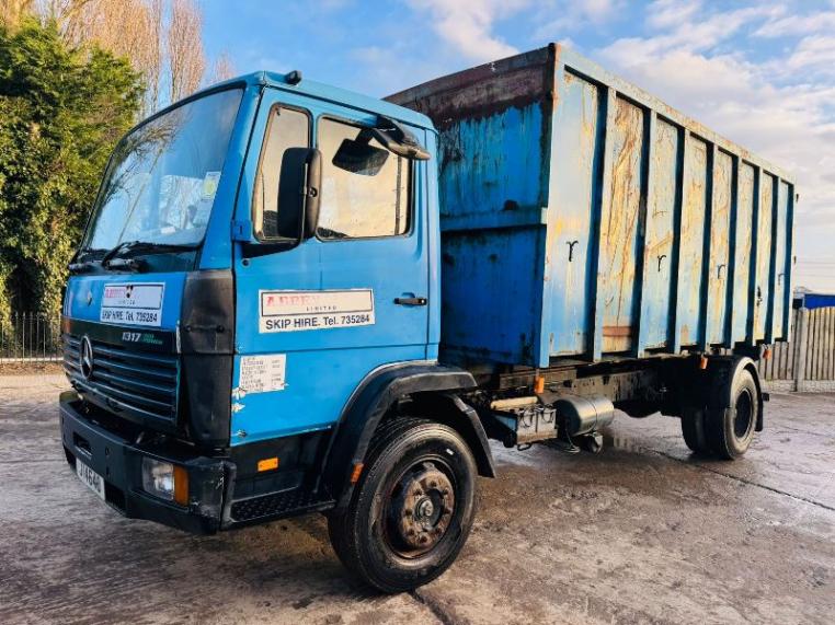 MERCEDES 1317 ECO POWER 4X2 TIPPER LORRY C/W HIGH SIDED BODY *VIDEO*