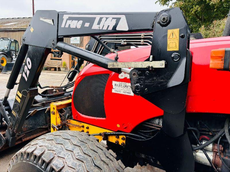 ZETOR 644T 4WD TRACTOR C/W TRAC LIFT FRONT LOADER & BUCKET *VIDEO*