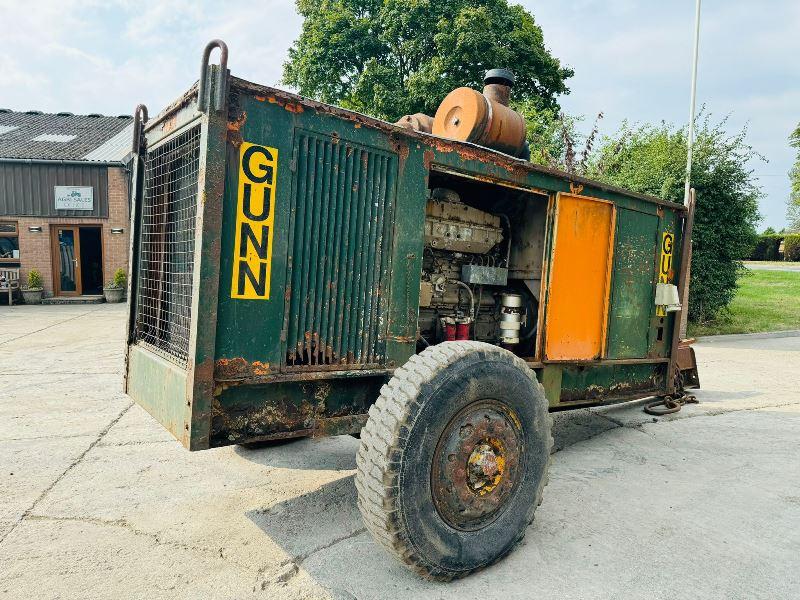 STAMFORD 300KVA SINGLE AXLE TOWABLE GENERATOR C/W CUMMINS ENGINE 