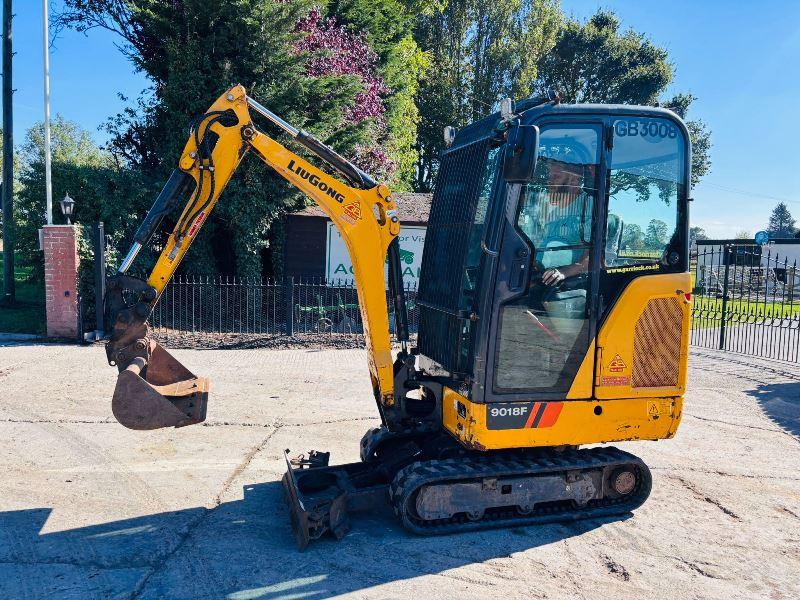 LIUGONG 9018FZTS EXCAVATOR *YEAR 2021, ONLY 992 HOURS* C/W QUICK HITCH *VIDEO*