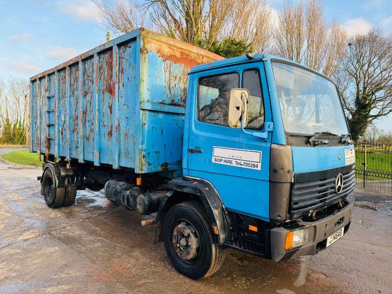 MERCEDES 1317 ECO POWER 4X2 TIPPER LORRY C/W HIGH SIDED BODY *VIDEO*