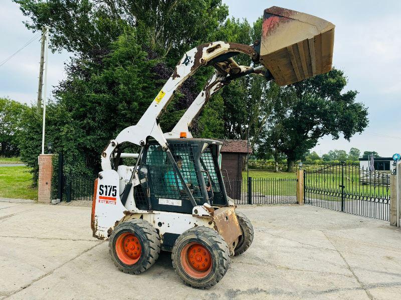 BOBCAT S175 HIGH LIFT SKIDSTEER *HIGH FLOW* C/W BUCKET *VIDEO*