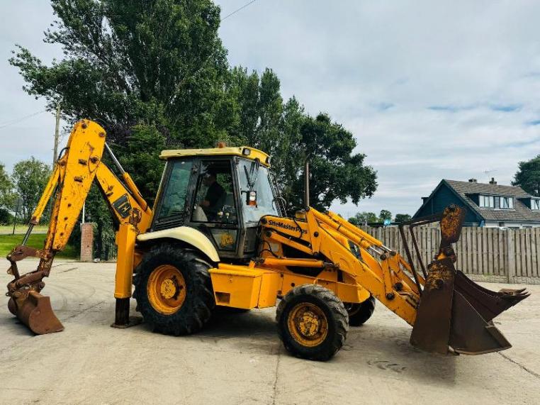 JCB 3CX SITEMASTER PLUS 4WD BACKHOE DIGGER C/W EXTENDING DIG *VIDEO*