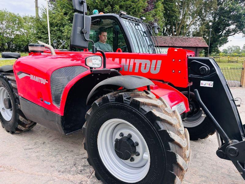 MANITOU MT733 4WD TELEHANDLER *YEAR 2022, ONLY 2254 HOURS* C/W TINES *VIDEO*