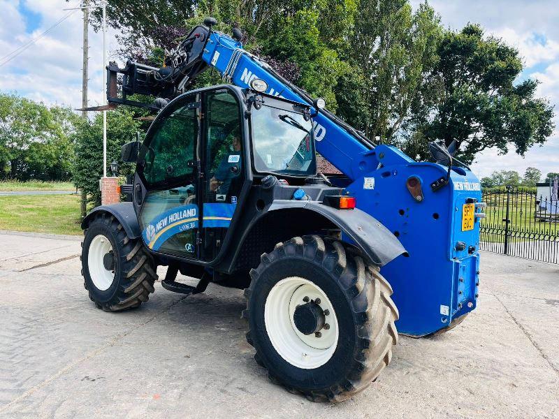 NEW HOLLAND LM6.35 4WD TELEHANDLER *YEAR 2017, 4851* C/W PALLET TINES *VIDEO*