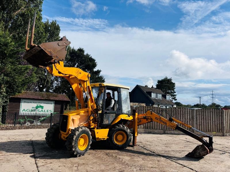 JCB 2CX 4WD BACKHOE DIGGER C/W 4 WHEEL STEER & EXTENDING DIG *VIDEO*