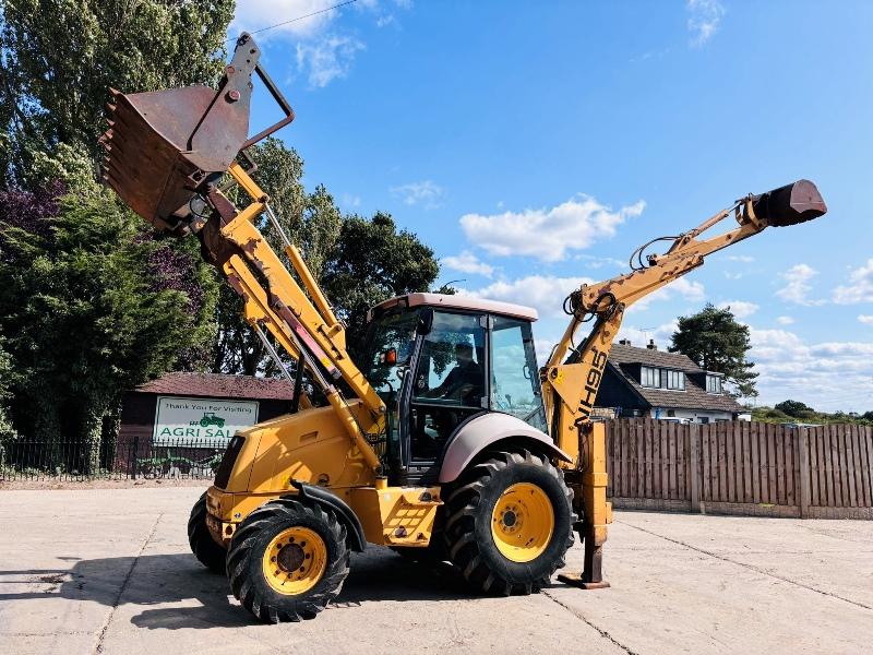 NEW HOLLAND NH95 4WD BACKHOE DIGGER C/W EXTENDING DIG *VIDEO*