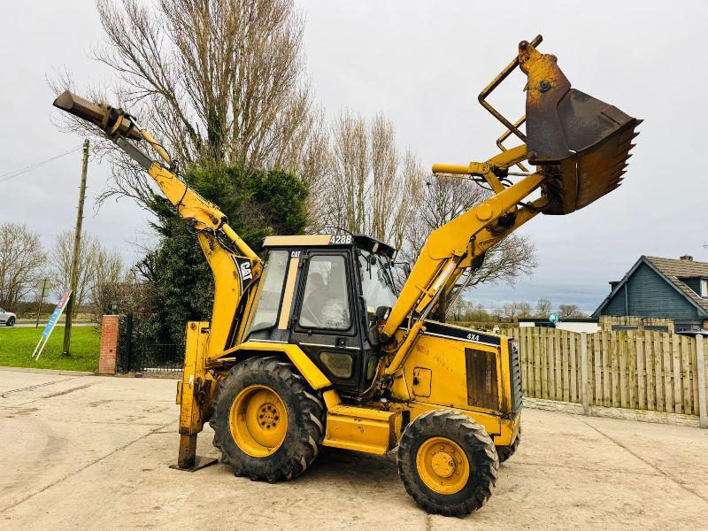 CATERPILLAR 428B 4WD BACKHOE DIGGER C/W EXTENDING DIG *VIDEO*