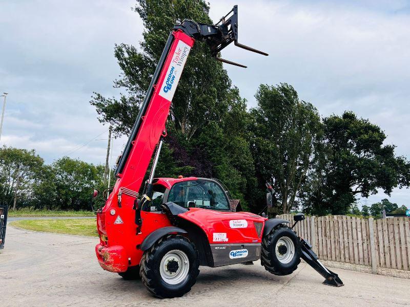 MANITOU MT1440 4WD TELEHANDLER *YEAR, 2019, 14 METER* C/W TINES *VIDEO*