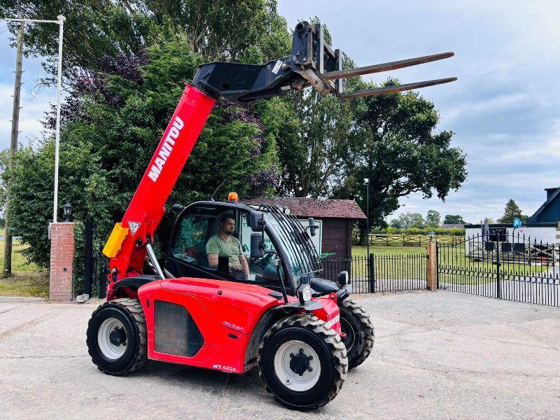 MANITOU MT420 4WD TELEHANDLER *YEAR 2018, 1899 HOURS* C/W PALLET TINES *VIDEO*