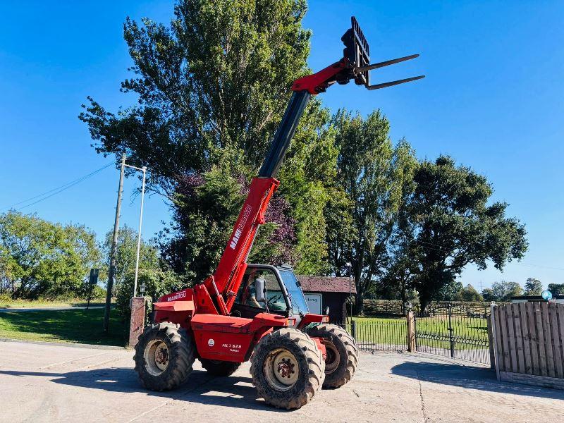 MANITOU MLT628 TURBO 4WD TELEHANDLER C/W PALLET TINES *VIDEO*