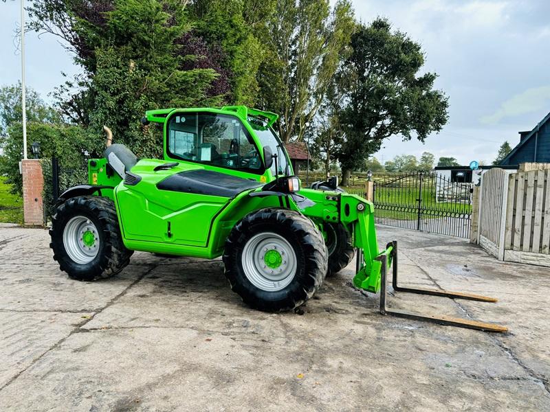 MERLO TF42.7CS-140-CVTRONIC TELEHANDLER *YEAR 2017, AG-SPEC* C/W PALLET TINES 