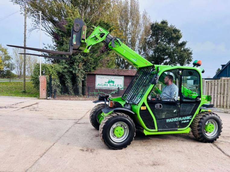 MERLO P25.6 TURBO TELEHANDLER *YEAR 2017, ONLY 2249 HOURS* C/W PALLET TINES *VIDEO*