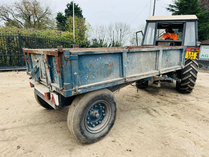 SINGLE AXLE DROP SIDE TRAILER 