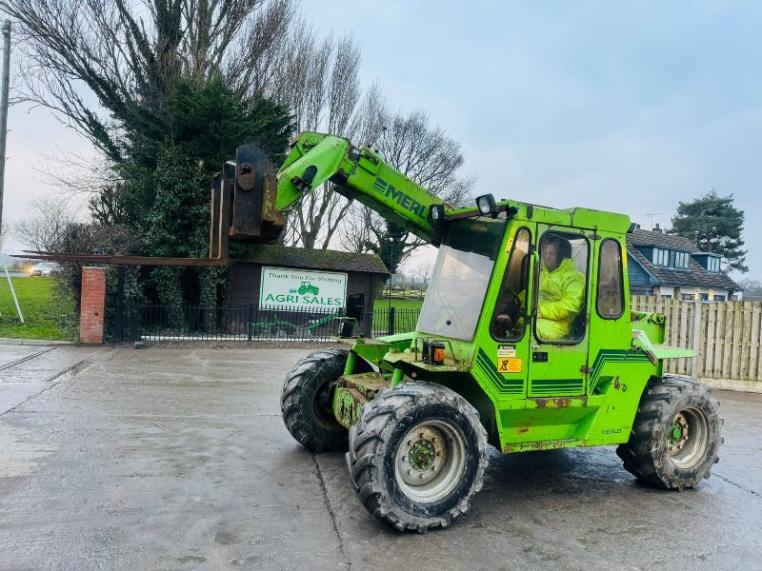 MERLO P30.7 SX 4WD TELEHANDLER *6446 HOURS* C/W PALLET TINES*PERKINS ENGINE*