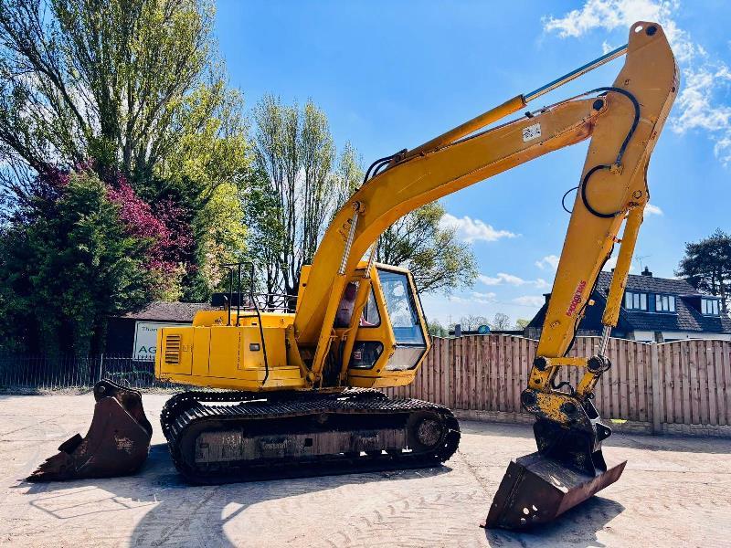 JCB JS130 TRACKED EXCAVATOR C/W QUICK HITCH & 2 X BUCKETS *VIDEO*