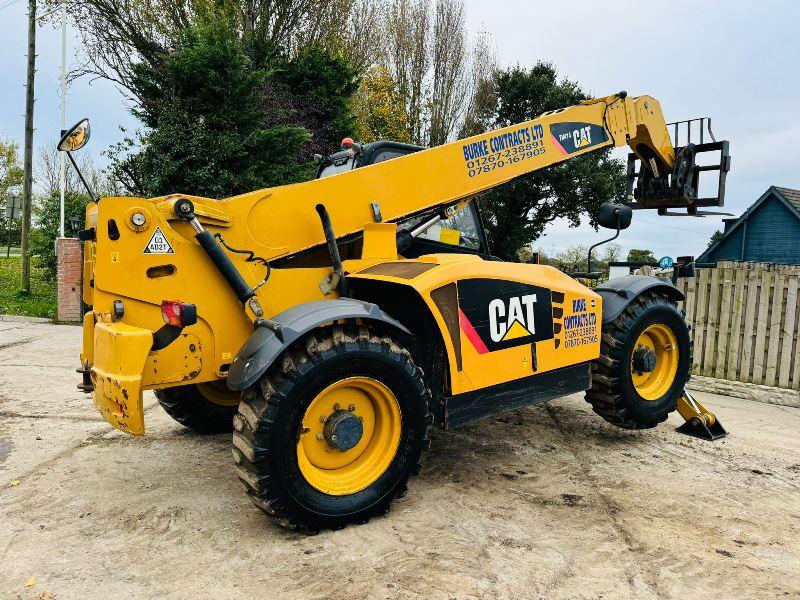 CATERPILLAR TH414 4WD TELEHANDLER *IN LOLA TEST, 4963 HOURS* C/W PALLET TINES 