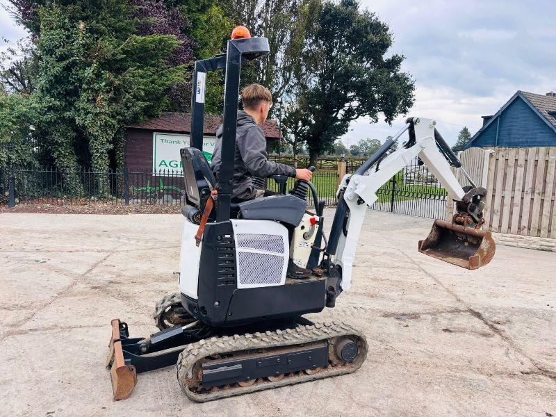 BOBCAT E10 TRACKED EXCAVATOR *YEAR 2018, 1152 HOURS* C/W EXPANDING TRACKS *VIDEO*