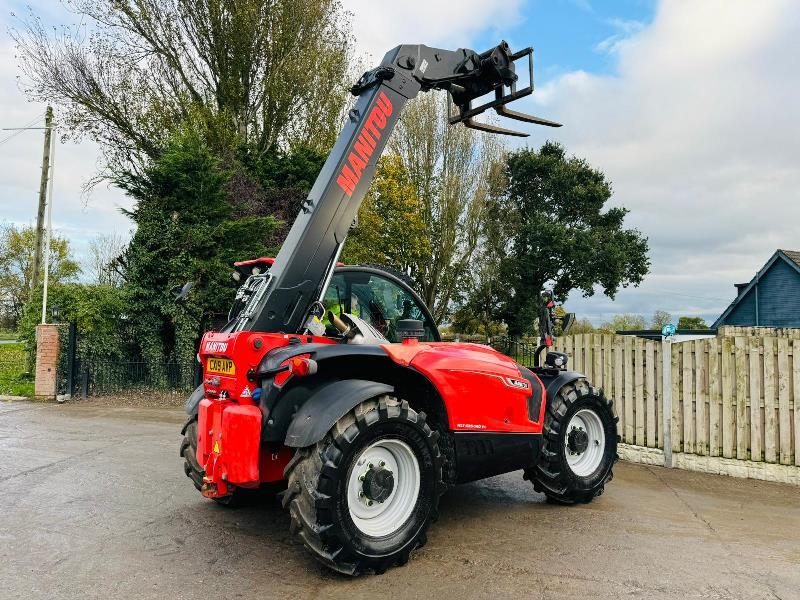 MANITOU MLT635-140+ 4WD TELEHANDLER *YEAR 2019, AG-SPEC* C/W PICK UP HITCH *VIDEO*