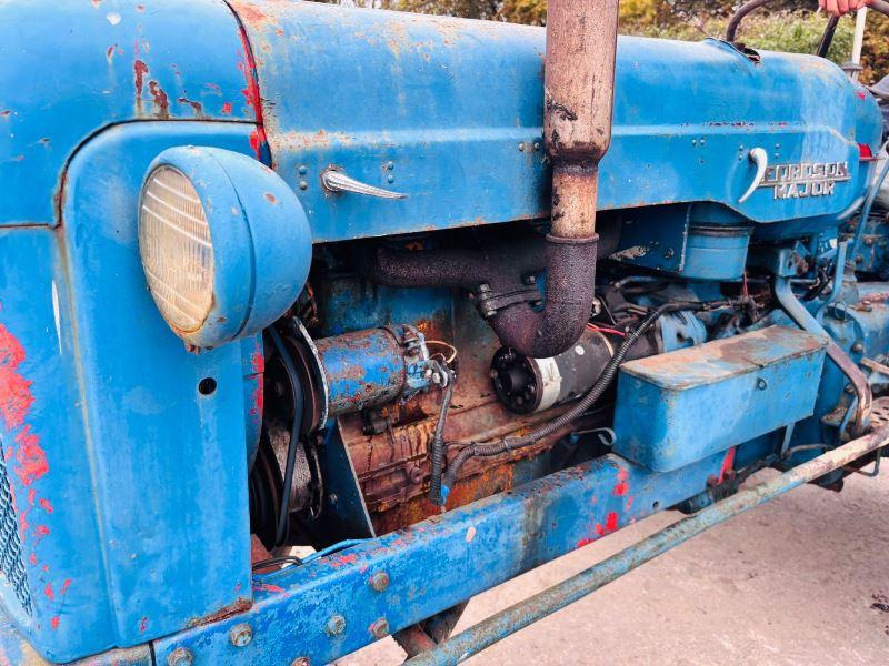 FORDSON POWER MAJOR TRACTOR *ENGINE SMOKES, STILL RUNS & DRIVE* VIDEO*