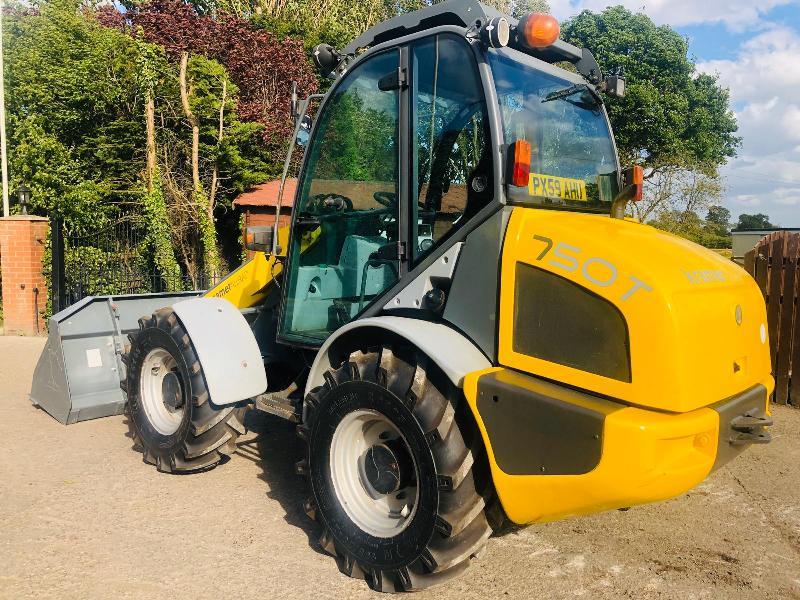 KRAMER ALLRAD 750T TELEHANDLER YEAR 2009 59 PLATE C/W 4 WHEEL STEER