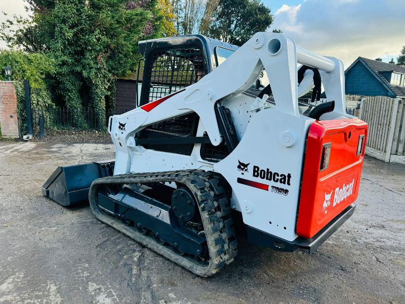 BOBCAT T650 TRACKED SKIDSTEER *YEAR 2016* C/W BUCKET *VIDEO*