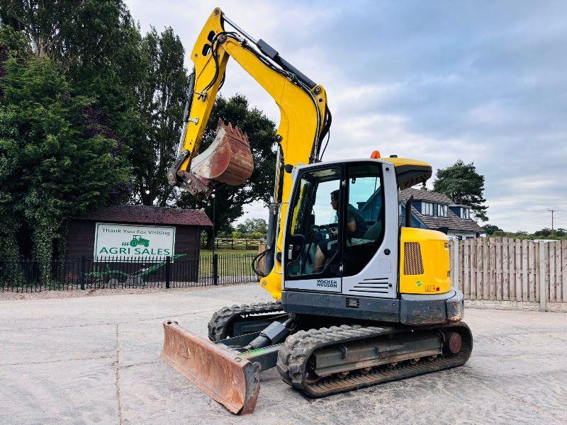 WACKER NEUSON ET90 EXCAVATOR *YEAR 2018, ONLY 3224 HOURS* C/W QUICK HITCH *VIDEO*