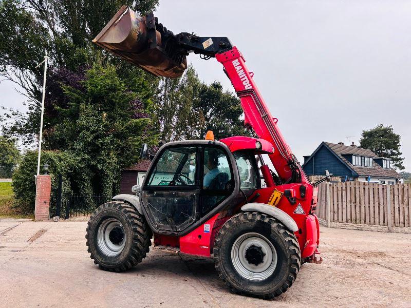 MANITOU 634-120 4WD TELEHANDLER *YEAR 2014, AG-SPEC* C/W PICK UP HITCH *VIDEO*