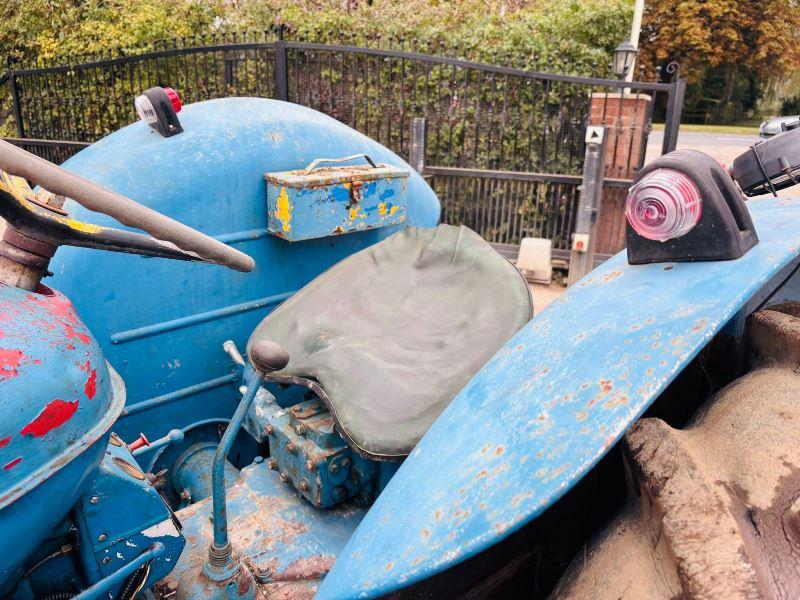 FORDSON POWER MAJOR TRACTOR *ENGINE SMOKES, STILL RUNS & DRIVE* VIDEO*