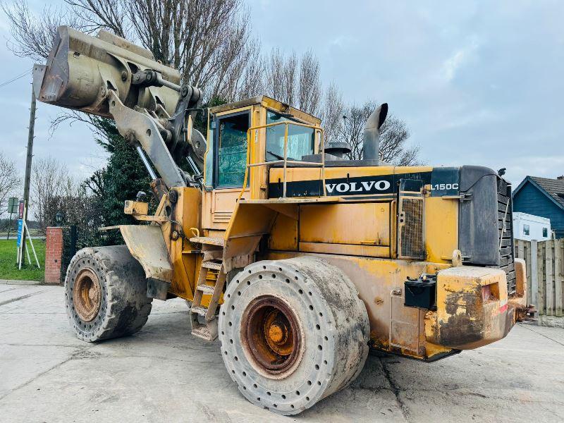 VOLVO L150C LOADING SHOVEL *C/W SOLID TYRES*