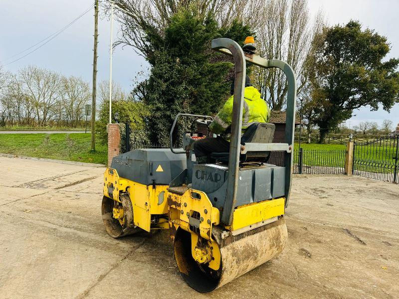 BOMAG BW120 AD-3 DOUBLE DRUM ROLLER *1484 HOURS* C/W ROLE BAR *VIDEO*