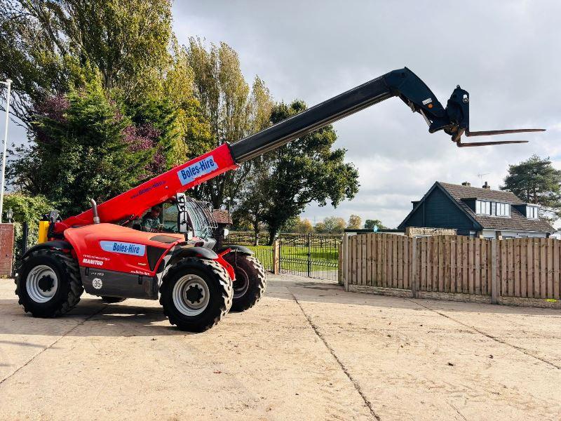 MANITOU MLT835 4WD TELEHANDLER *YEAR 2016* C/W PALLET TINES *VIDEO*