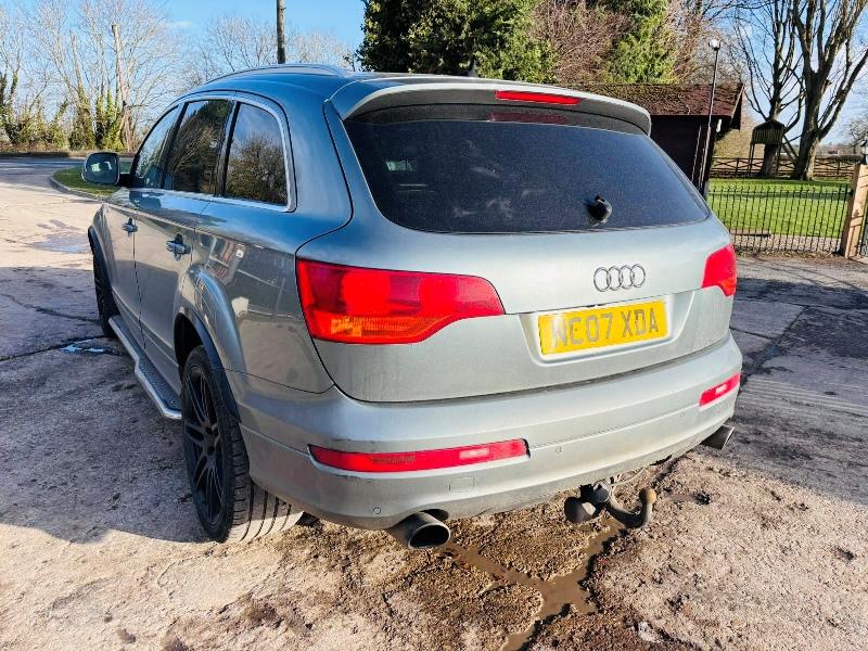 AUDI Q7 S LINE 3L TURBO 7 SEATER CAR *MOT'D TILL 24TH MARCH 2025* C/W TOW BAR 