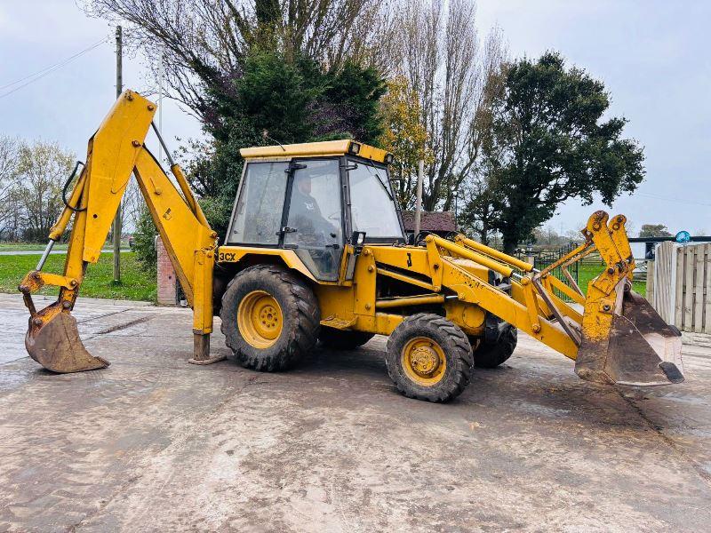 JCB 3CX 4WD BACKHOE DIGGER C/W EXTENDING DIG *VIDEO*