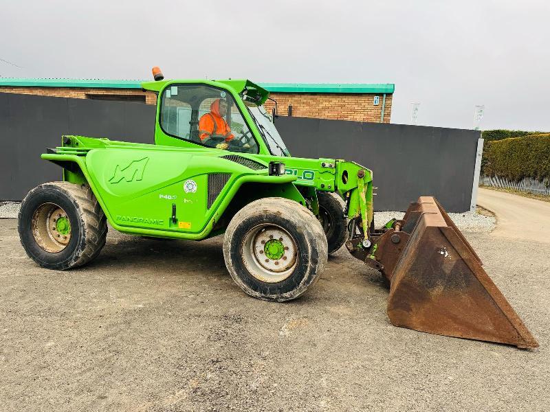 MERLO P40.7 TELEHANDLER *AG SPEC* C/W BUCKET*VIDEO*