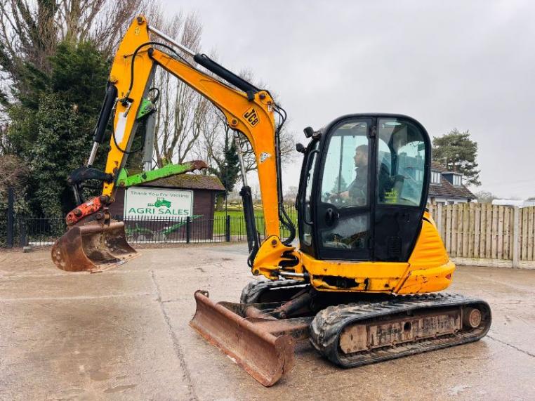 JCB 8026 TRACKED EXCAVATOR *ZERO SWING, YEAR 2009, 3402 HOURS* C/W BUCKET *VIDEO*