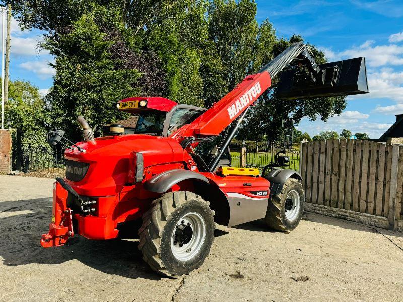 MANITOU MLT629 4WD TELEHANDLER *AG-SPEC, YEAR 2014* C/W BUCKET *VIDEO*