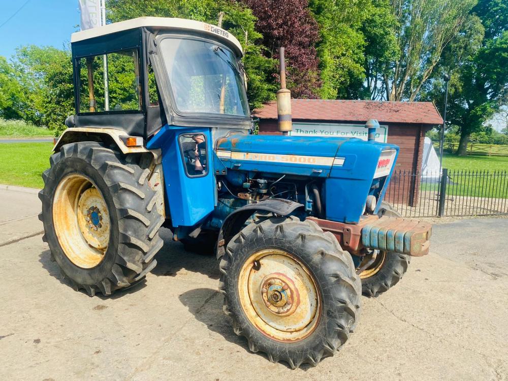 FORD 5000 ROADLESS 4WD TRACTOR C/W FRONT WEIGHTS