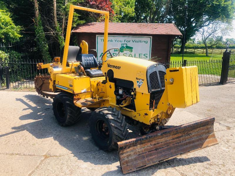 VERMEER RT450 4WD TRENCHER ONLY 346 HOURS C/W 3 WAY BLADE