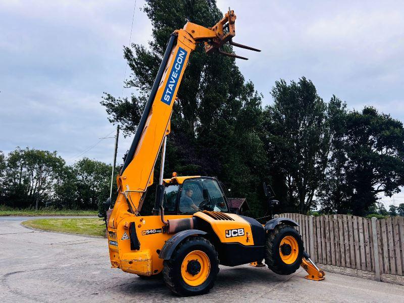 JCB 540-140 4WD TELEHANDLER *YEAR 2018, 14 METER REACH* C/W TINES *VIDEO*