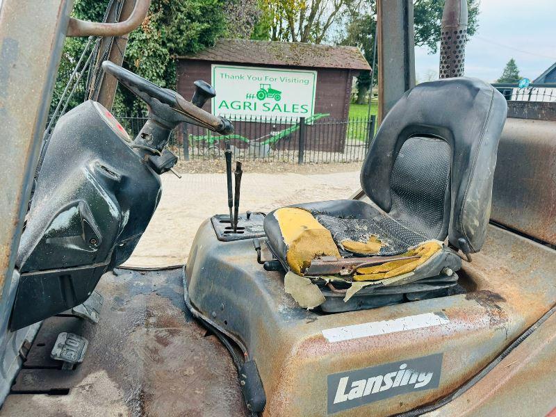 LINDE H25 DIESEL FORKLIFT *ENGINE SMOKES & HAS OIL LEAK*