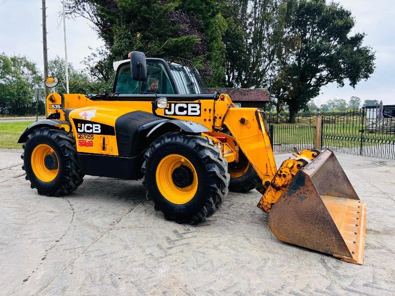 JCB 535-95 4WD TELEHANDLER *YEAR 2013* C/W BUCKET *VIDEO*