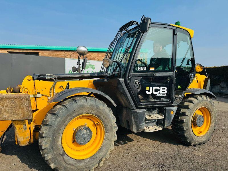 JCB 535-125 HIGH VIS TELEHANDLER *YEAR 2017*C/W PALLET TINES*VIDEO*