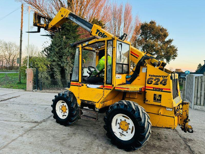 SANDERSON 624 TURBO TELEHANDLER *AG-SPEC* C/W PICK UP HITCH *VIDEO*