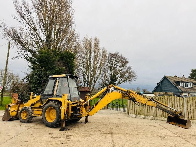 CATERPILLAR 428B 4WD BACKHOE DIGGER C/W EXTENDING DIG *VIDEO*